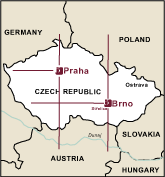 Mapa CR