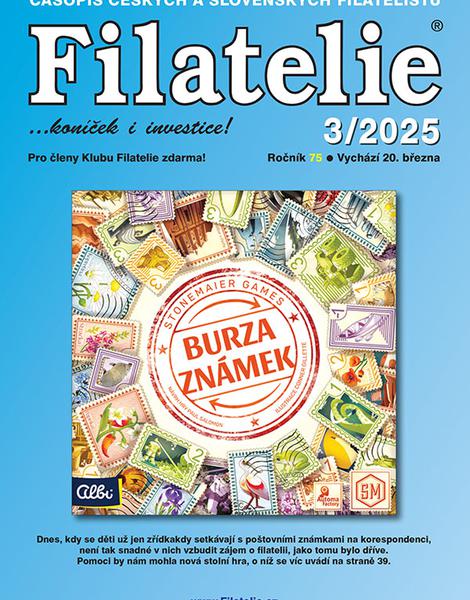 Nové číslo časopisu Filatelie 3/2025
