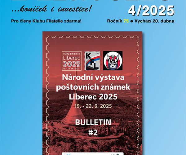 Nové číslo časopisu Filatelie 4/2025