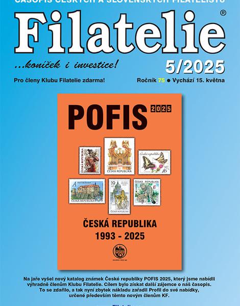 Nové číslo časopisu Filatelie 5/2025