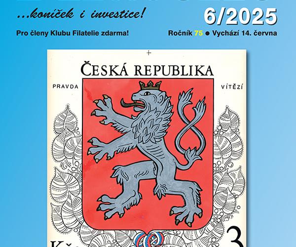 Nové číslo časopisu Filatelie 6/2025
