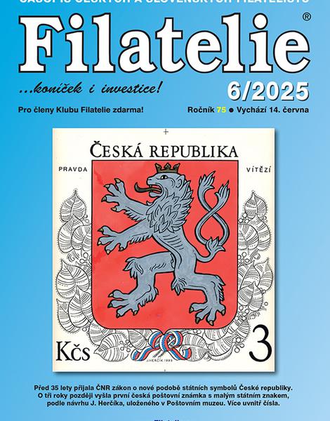 Nové číslo časopisu Filatelie 6/2025