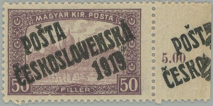 Rare stamps of Czechoslovakia in Auction 80