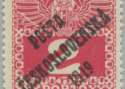 Rare stamps of Czechoslovakia in Auction 80