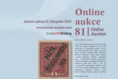 ONLINE AUKCE 81 JIŽ TUTO SOBOTU OD 08:30 HODIN