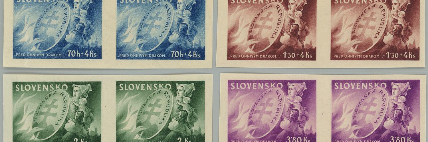 Slovensko 1939-1945 v Sálové aukci 84
