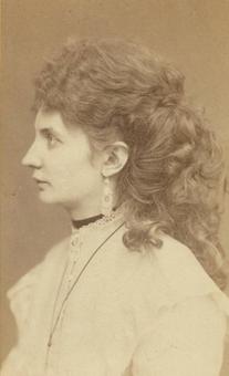 Smetanova druhá manželka Bettina Ferdinandiová v mladším věku (Wikipedia) | Popis zápisníku