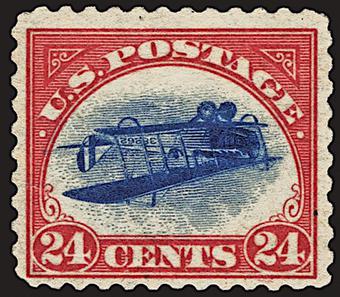 Inverted Jenny, známkové pole 65 |