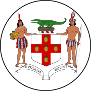 Znak Jamajky používaný v letech 1906 - 1957 | 